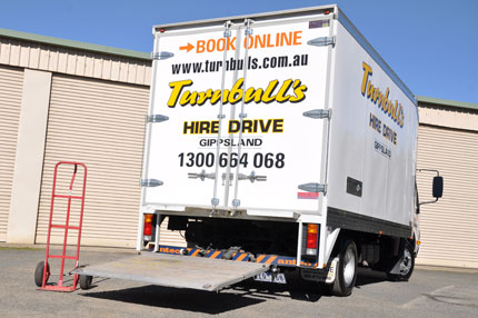 Moving house? Furniture moving truck hire at Turnbulls!